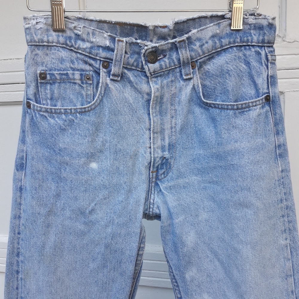VINTAGE Levis Jeans Red Tag Cotton Frayed Edges - Picture 8 of 16